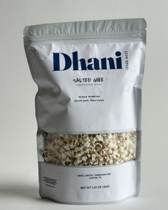 The finished bag of Dhani Salted Ghee